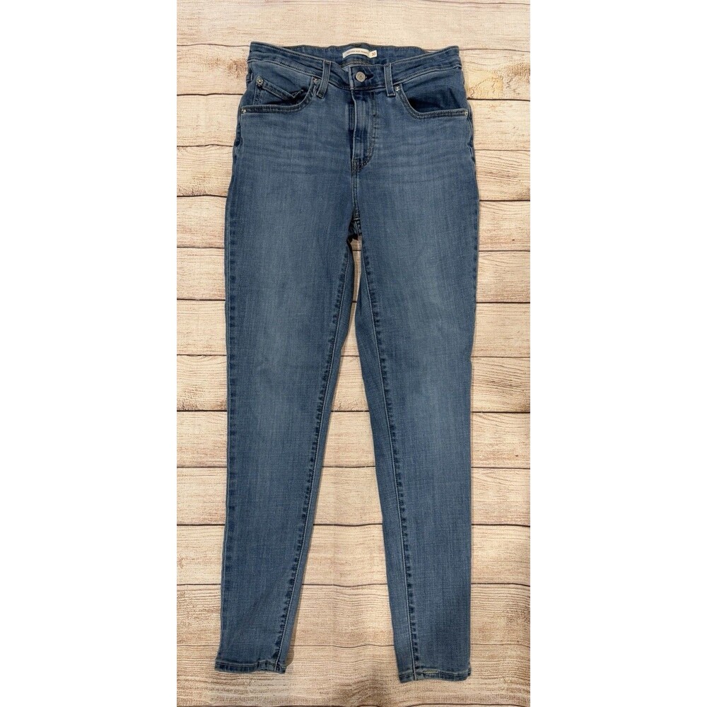 Levi’s 721 Jeans Womens Adult Size 30 Blue Denim Skinny High Rise Stretch